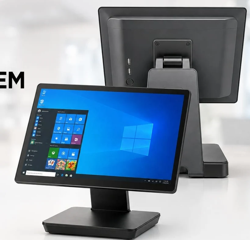 POSSIBLE C4 wide-screen touch POS with customer-facing rear display